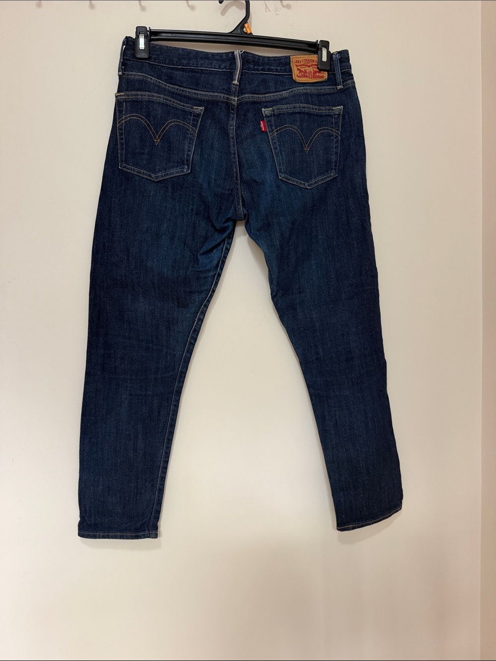 Levi's Men’s Dark Blue Slim Straight Jeans
